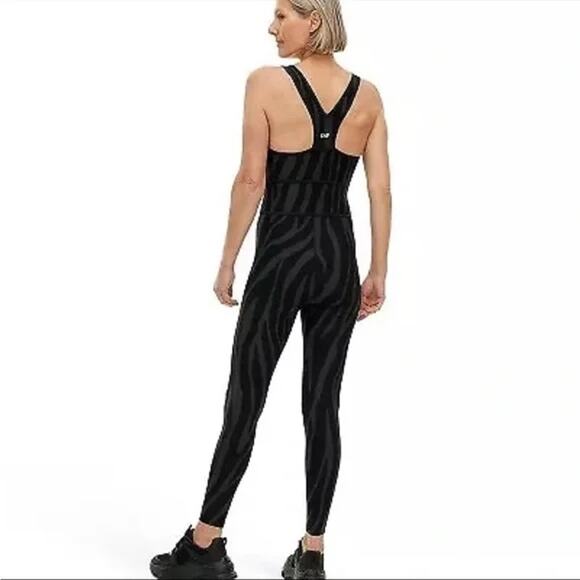 DVF Diane Von Furstenberg x Target Catsuit Size XXS Zebra Jumpsuit Unitard - Picture 2 of 6
